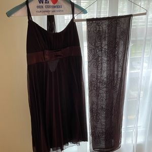 Semi-Formal Junior Dress w/matching shall